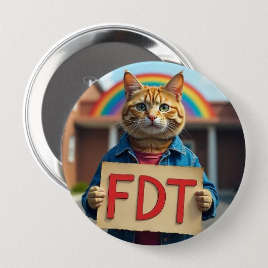 Badge Rond 10 Cm FDT Si vous connaissez (Devant & derrière)
