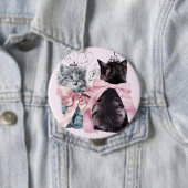 Badge Rond 10 Cm fell in love (En situation)