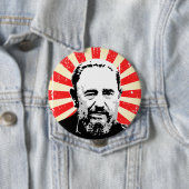 Badge Rond 10 Cm Fidel Castro (En situation)