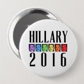 BADGE ROND 10 CM FIERTÉ 2016 DE HILLARY - .PNG (Devant & derrière)