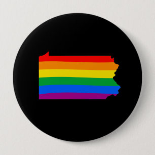 BADGE ROND 10 CM FIERTÉ DE LA PENNSYLVANIE - .PNG
