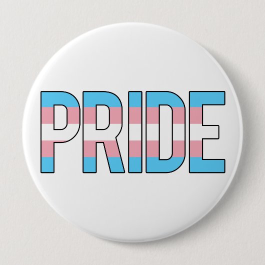 Badge Rond 10 Cm Fierté de transsexuel (Devant)