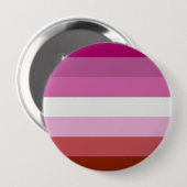 Badge Rond 10 Cm Fierté du drapeau lesbien LGBTQ (Devant & derrière)