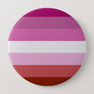 Badge Rond 10 Cm Fierté du drapeau lesbien LGBTQ