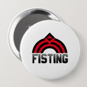 BADGE ROND 10 CM FIST RAINBOUR (Devant & derrière)