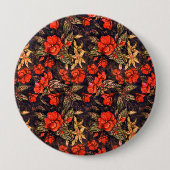 Badge Rond 10 Cm Fleurs anciennes d'Alexandra Cook aka Linandara (Devant)