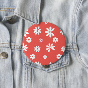 Badge Rond 10 Cm Fleurs et pétales 1