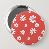 Badge Rond 10 Cm Fleurs et pétales 1 (Devant & derrière)