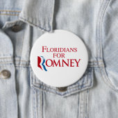 Badge Rond 10 Cm FLORIDIANS POUR ROMNEY.png (En situation)