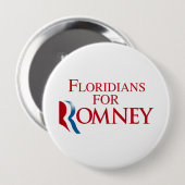 Badge Rond 10 Cm FLORIDIANS POUR ROMNEY.png (Devant & derrière)