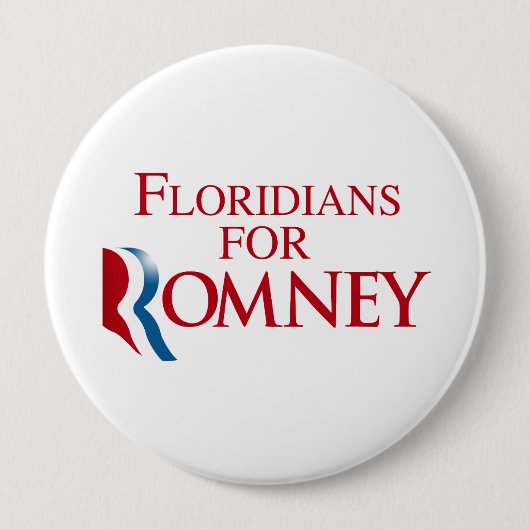 Badge Rond 10 Cm FLORIDIANS POUR ROMNEY.png (Devant)