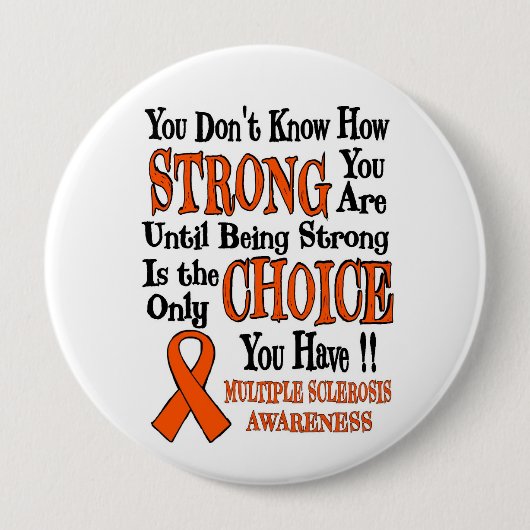 Badge Rond 10 Cm Fort/Choix...MS (Devant)