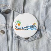 Badge Rond 10 Cm Fort Lauderdale. (En situation)