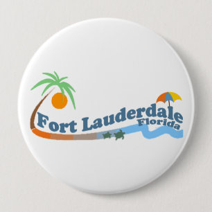 Badge Rond 10 Cm Fort Lauderdale.