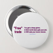 Badge Rond 10 Cm FreeTradeGizmo (Devant & derrière)
