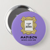 Badge Rond 10 Cm FRIENDS™ Celui avec la graduation (Devant & derrière)