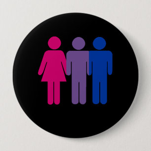 Badge Rond 10 Cm Garçon bisexuel