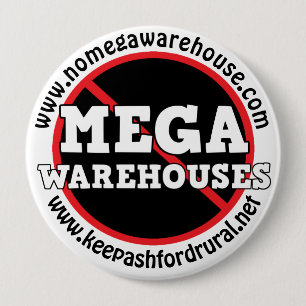 Badge Rond 10 Cm Gardons Ashford Rural Disons Non aux Méga Entrepôt