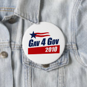 Badge Rond 10 Cm Gav pour le gouvernement 2010 (En situation)