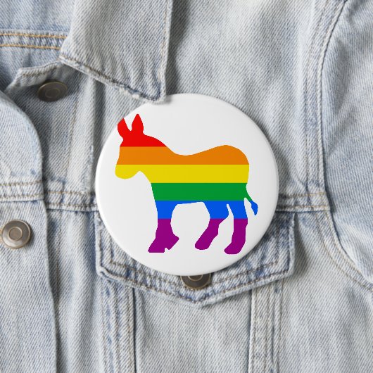 Badge Rond 10 Cm GAY DEMOCRAT.png (En situation)
