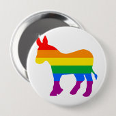 Badge Rond 10 Cm GAY DEMOCRAT.png (Devant & derrière)
