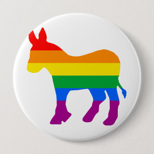 Badge Rond 10 Cm GAY DEMOCRAT.png