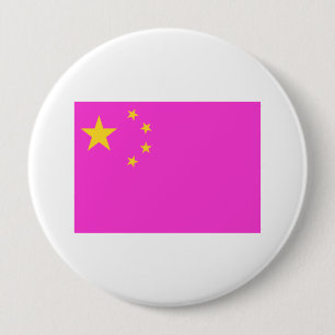 Badge Rond 10 Cm Gay pride chinois