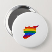 BADGE ROND 10 CM GAY PRIDE DE LA SYRIE (Devant & derrière)