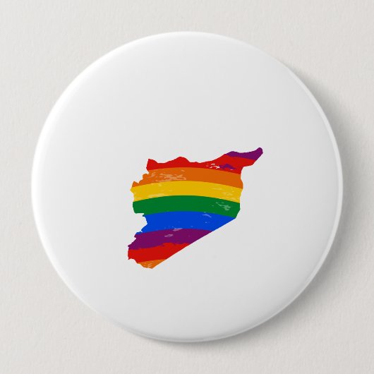 BADGE ROND 10 CM GAY PRIDE DE LA SYRIE (Devant)