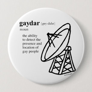 BADGE ROND 10 CM GAYDAR