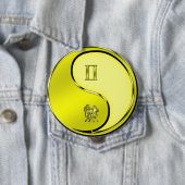 Badge Rond 10 Cm Gémeaux (En situation)