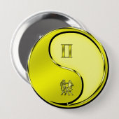 Badge Rond 10 Cm Gémeaux (Devant & derrière)