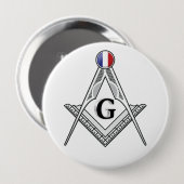 Badge Rond 10 Cm Gîte de France (Devant & derrière)