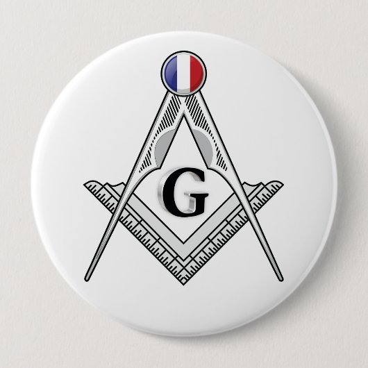 Badge Rond 10 Cm Gîte de France (Devant)