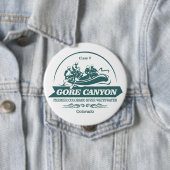 Badge Rond 10 Cm Gore Canyon (rafting 2) (En situation)