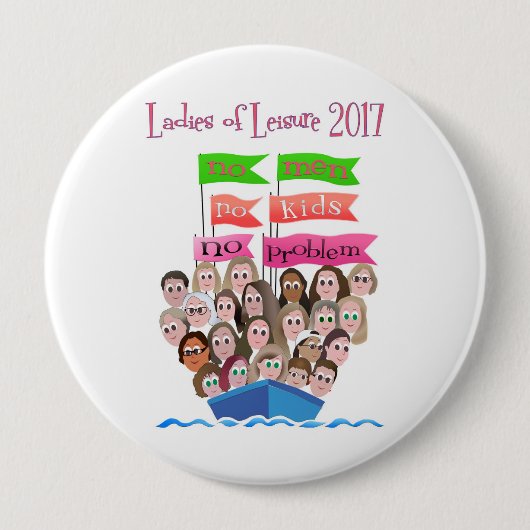 Badge Rond 10 Cm Grand bouton de logo (Devant)