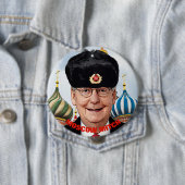 Badge Rond 10 Cm Grimacerie de Moscou Mitch McConnell (En situation)