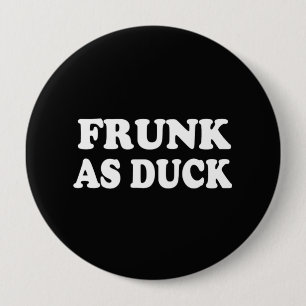 BADGE ROND 10 CM GROGNER COMME UN CANARD