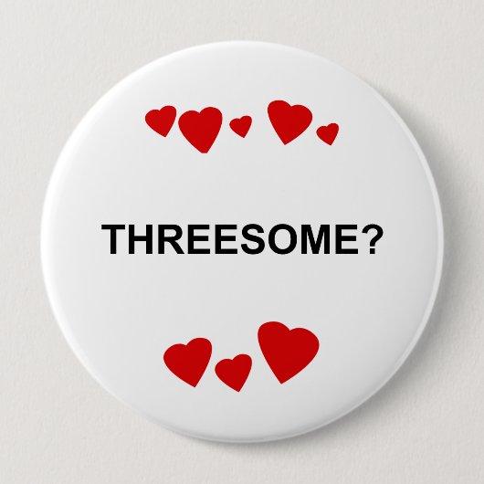 BADGE ROND 10 CM GROUPE DE TROIS PERSONNES (Devant)