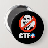BADGE ROND 10 CM GTFO (Devant & derrière)