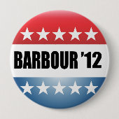 BADGE ROND 10 CM HALEY BARBOUR (Devant)