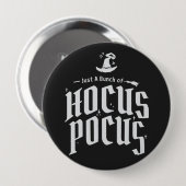 Badge Rond 10 Cm Halloween drôle Hocus Pocus Witch (Devant & derrière)