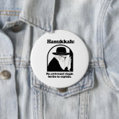 Badge Rond 10 Cm Hanoukka - naissances vierges pas maladroites (En situation)