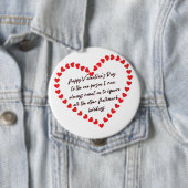 Badge Rond 10 Cm Happy Funny Valentines Day offre un devis sarcasti (En situation)