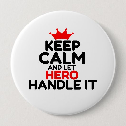 BADGE ROND 10 CM HERO (Devant)