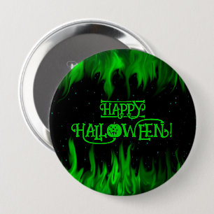 BADGE ROND 10 CM HEUREUX HALLOWEEN !