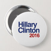 Badge Rond 10 Cm HILLARY CLINTON 2016 SIMPLE.png (Devant & derrière)