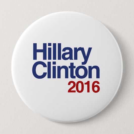 Badge Rond 10 Cm HILLARY CLINTON 2016 SIMPLE.png (Devant)