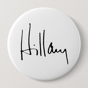 Badge Rond 10 Cm HILLARY CLINTON AUTOGRAPH.png