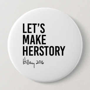 Badge Rond 10 Cm Hillary - faisons Herstory -